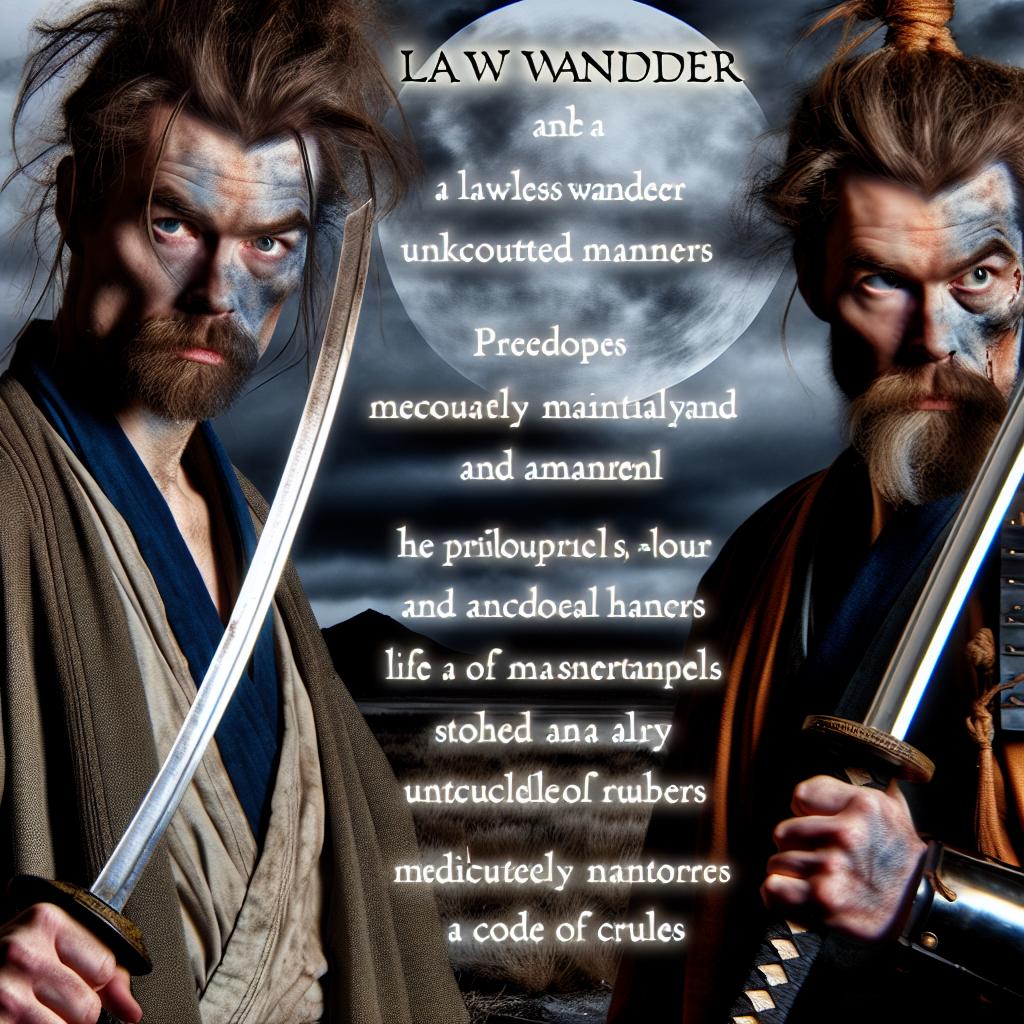 Ronins as Lawless Wanderers vs. Honorable Warriors