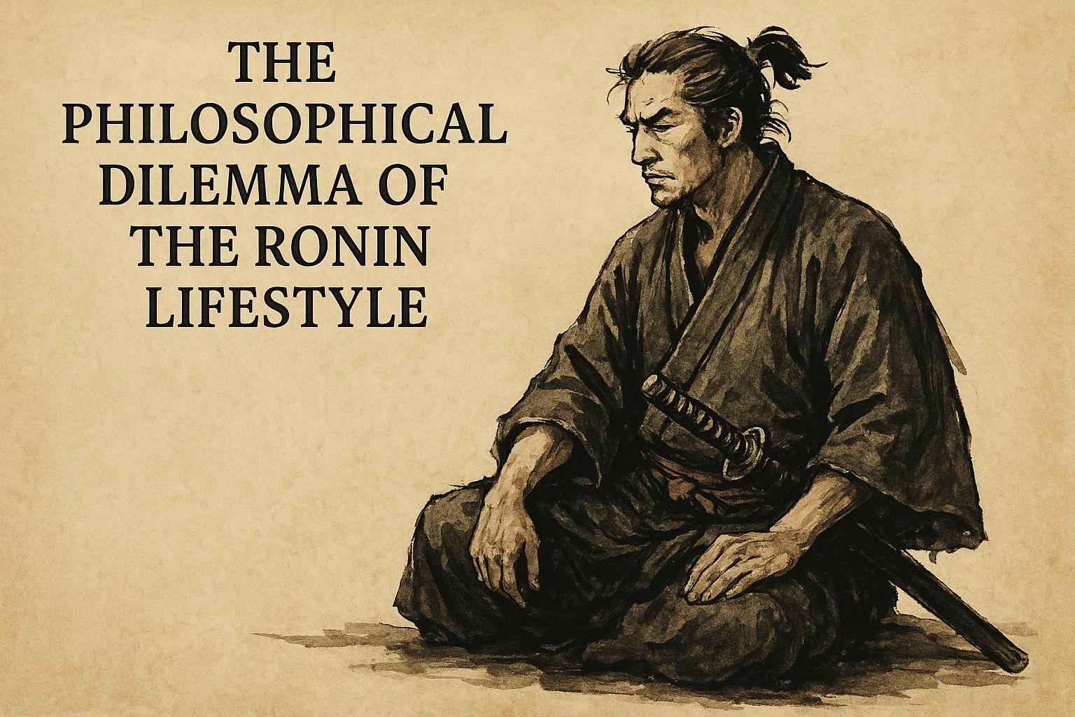The Philosophical Dilemma of the Ronin Lifestyle
